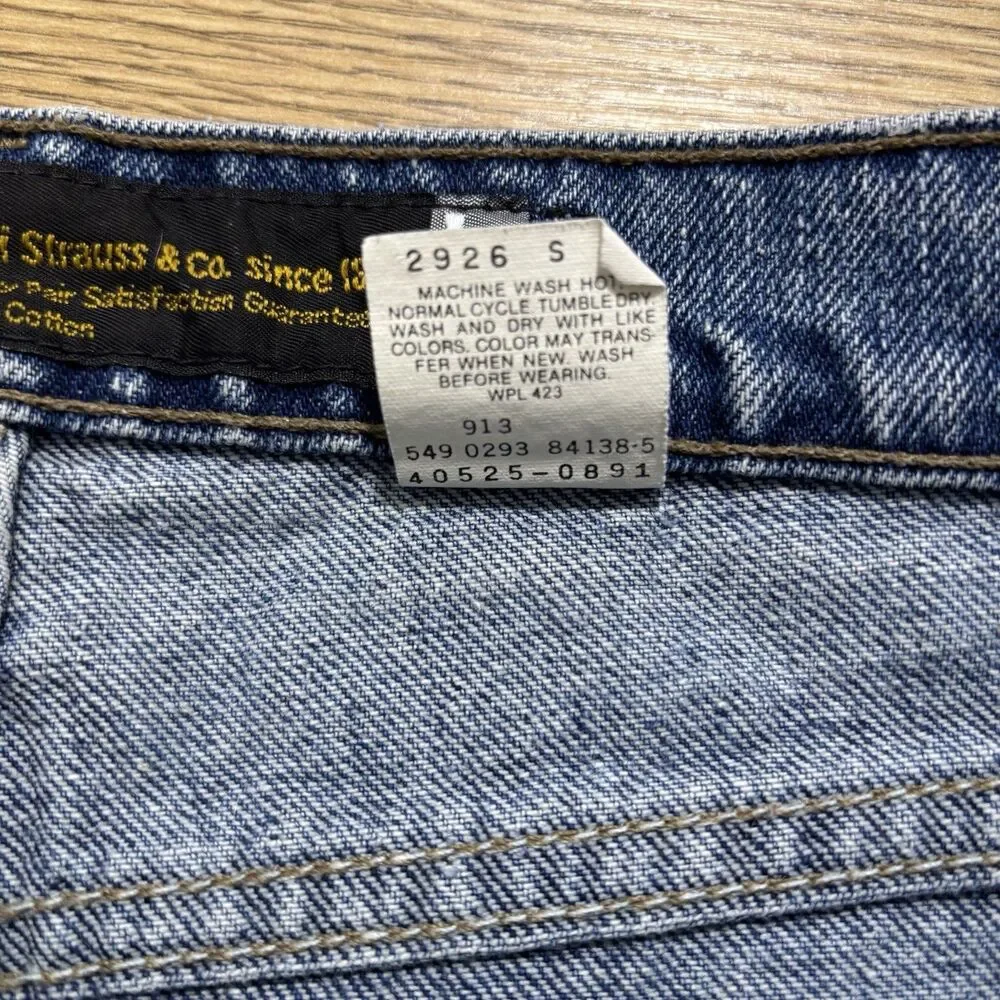 Levi’s Silvertab Jeans Sz 32x34 Blue Straight & Narrow Y2K Vintage 1993 READ